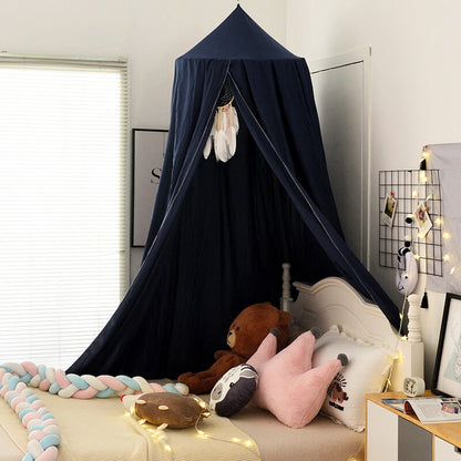 Cozy Blackout Canopy for Kids Bed