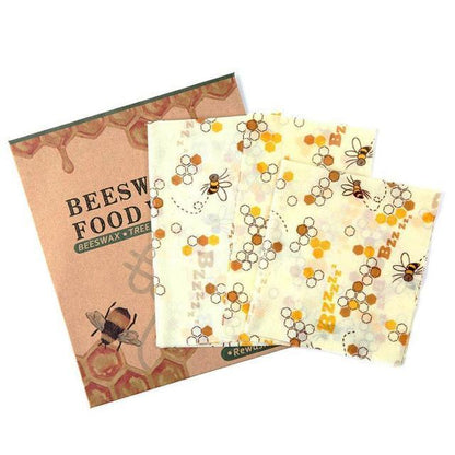 Eco Friendly Beeswax Food Wraps (3 Pack) - Halri
