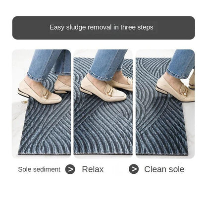Premium PVC Entrance Mat with Non Slip & Dirt Trapper - Halri