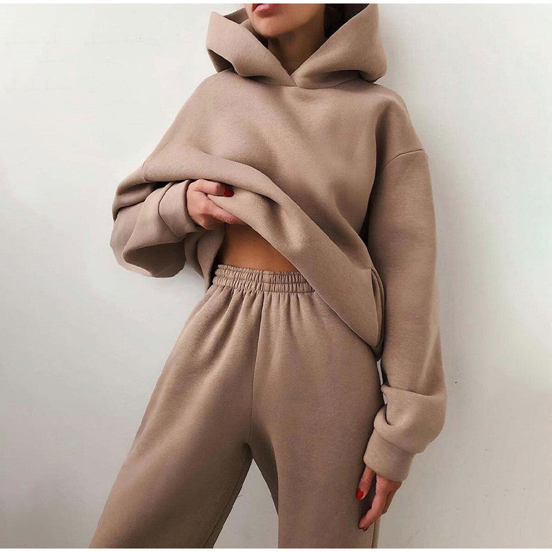 Comfortable Plus Size Hoodie and Jogger Set for Women