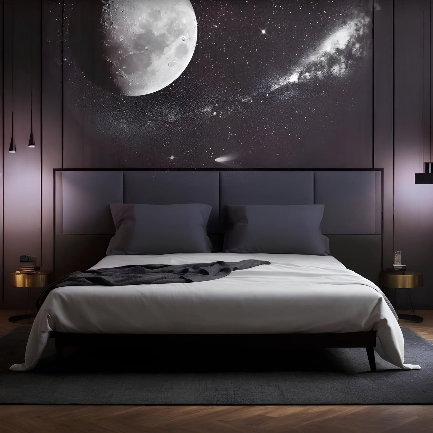 Cosmic Night Light Star Projector Lamp