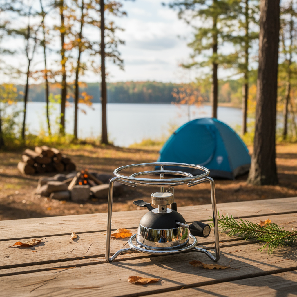 Compact Outdoor Stainless Steel Camping Stove - Halri