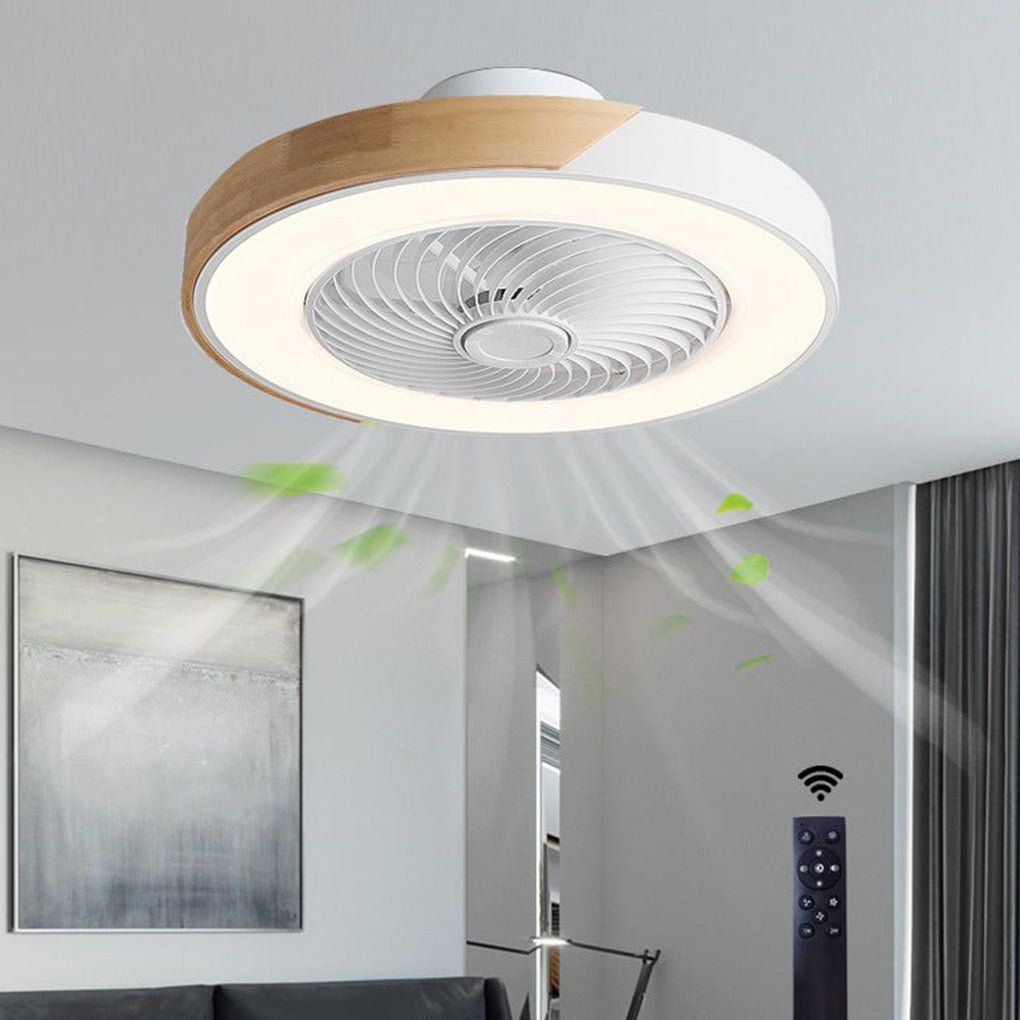 Silent Ceiling Lamp with Fan and Remote Control - Halri