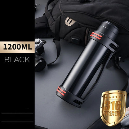 Large Insulated Stainless Steel Water Bottle - Halri