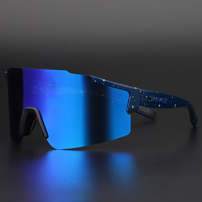 Sporty Reflective Bike Sunglasses