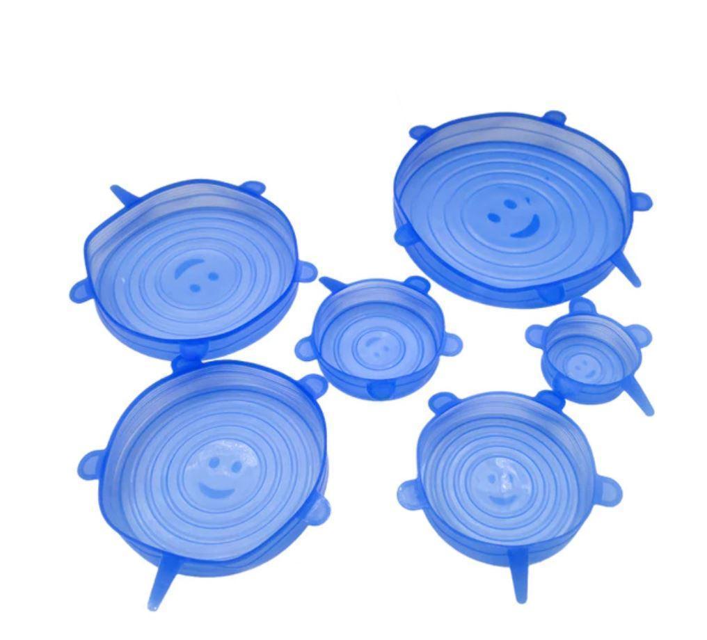 Leakproof Silicone Kitchen Storage Lids (6 Pack) - Halri