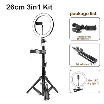 Bright LED Ring Light Kit