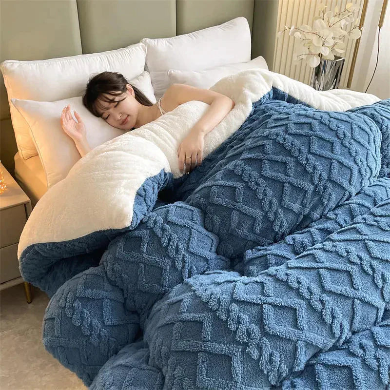 Soft Plush Winter Duvet Cover