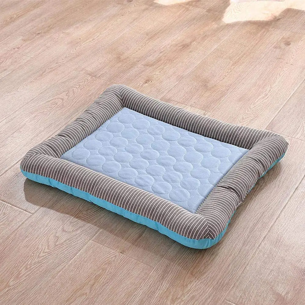 Breathable Pet Bed with Cooling Gel Fabric