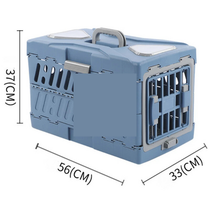 Portable Pet Travel Crate for Easy Safe Transport