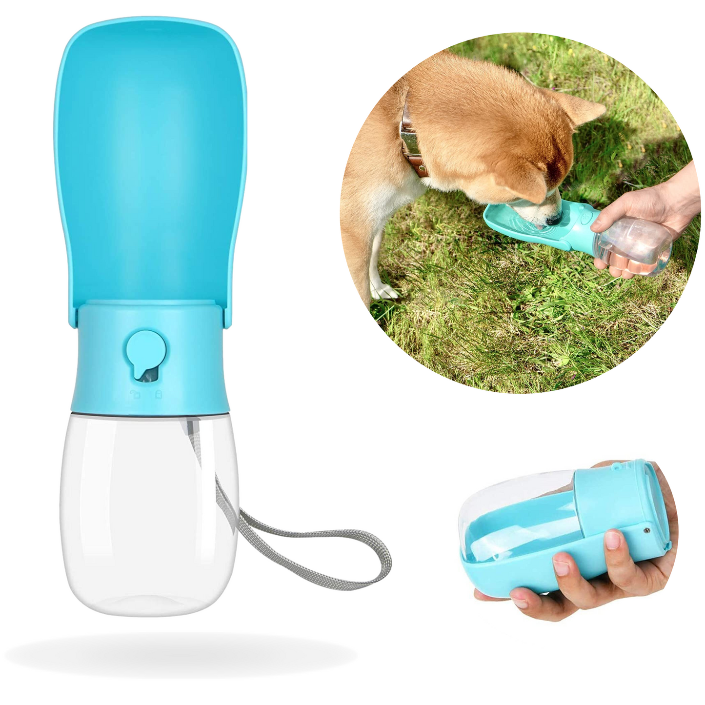 Compact Pet Water Bottle Feeder - Halri