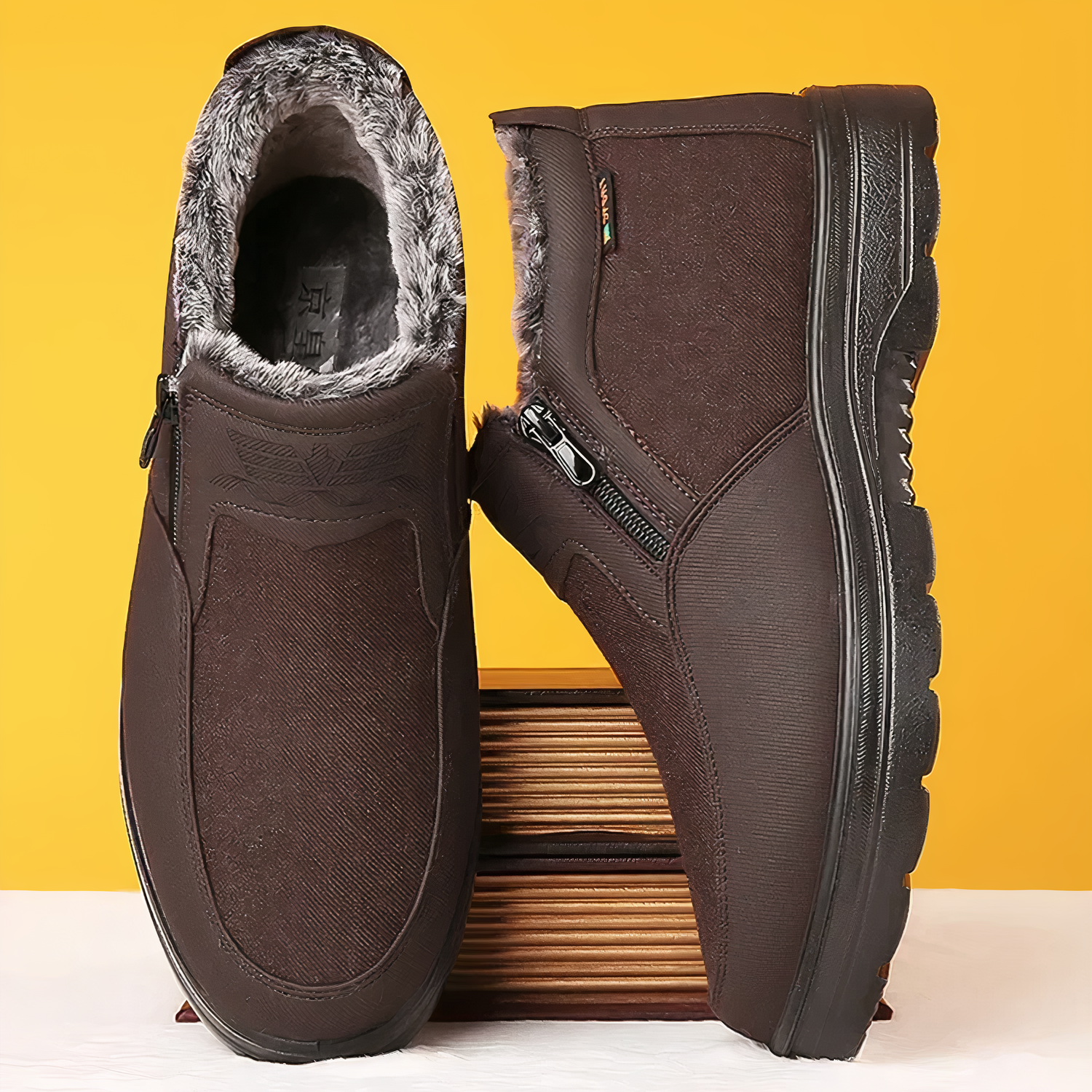 Warm Waterproof Hiking Boots for Men - Halri
