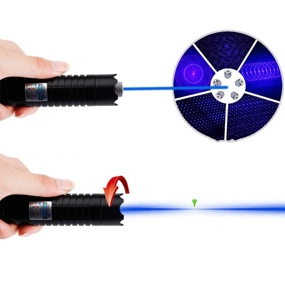 Bright Heavy-Duty LED Flashlight Long Range Camping Light