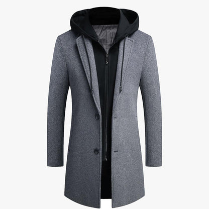 Detachable Hood Parka Coat - Halri