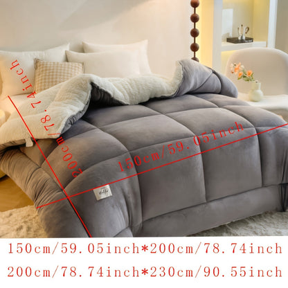Cozy Plush Fleece Duvet Cover for Winter Warmth