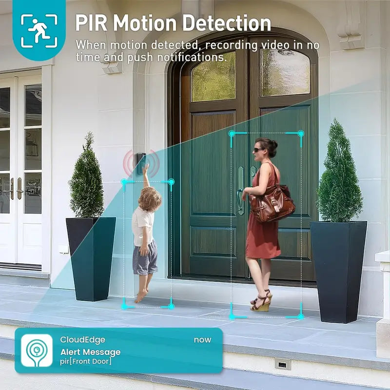 Smart Wi-Fi Security Doorbell Camera