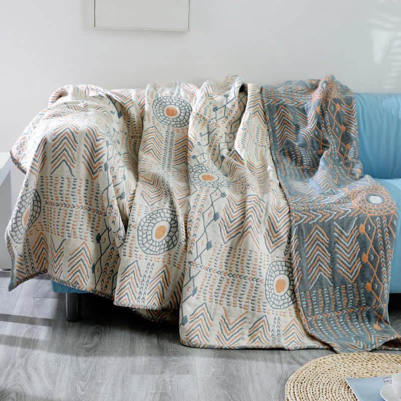 Soft Plush Reversible Throw Blanket - Halri