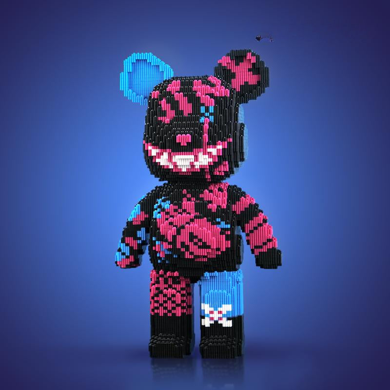 Fun DIY Block Bear Figurines Building Kit