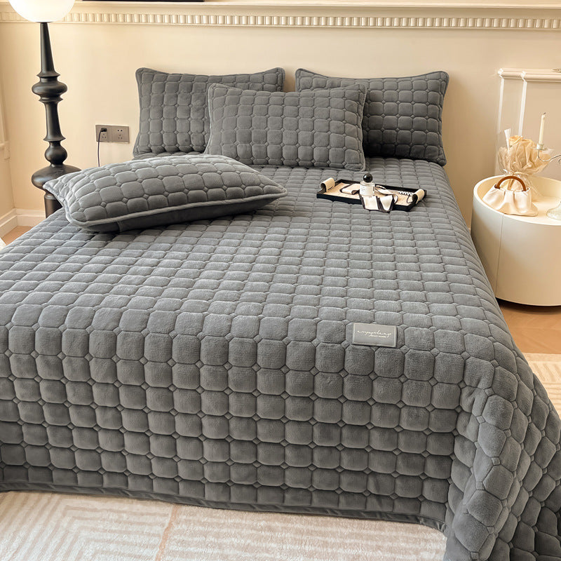 Plush Microfiber Bed Cover - Halri
