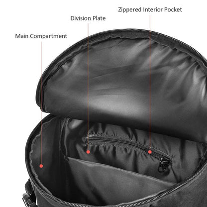 Compact Fishing Gear Bag with Rod Storage