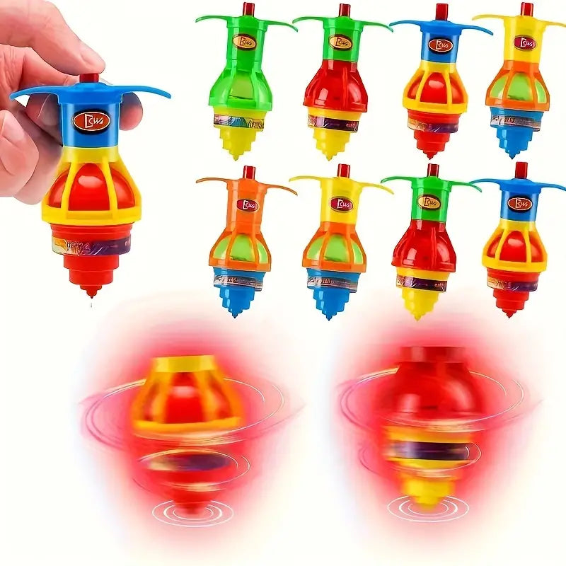 Colorful LED Spinning Top Toy - Halri