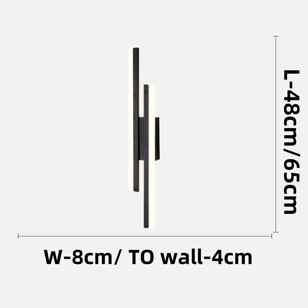 Thin LED Wall Lamp Sleek Contemporary Style