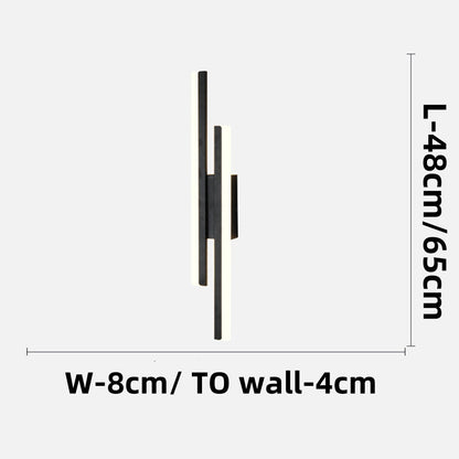 Thin LED Wall Lamp Sleek Contemporary Style