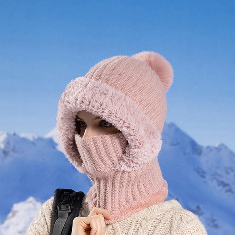 Warm Women's Cable Knit Winter Hat