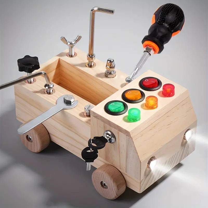 Interactive Learning Board with LED Lights and Activities - Halri