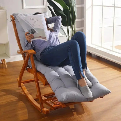 Plush Rocking Chair Cushion Extra Comfortable Seat Pad
