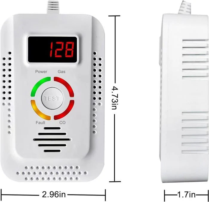 Accurate Home CO Detector with Digital Display - Halri