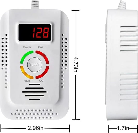 Accurate Home CO Detector with Digital Display - Halri