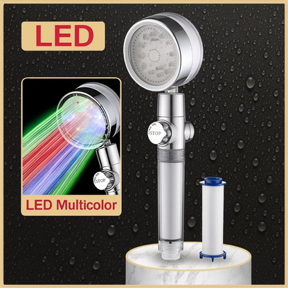 Colorful Powerful Rain Showerhead with High Pressure - Halri