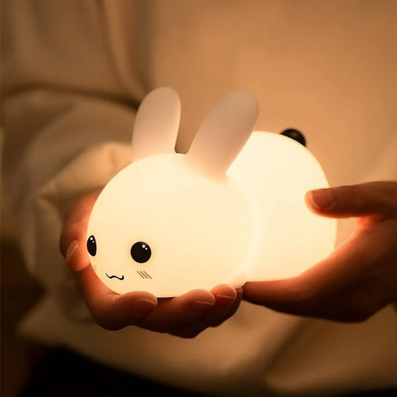Soft Bunny Nightlight for Kids Bedtime - Halri