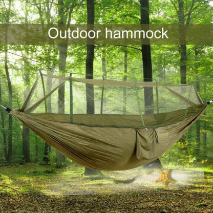 Portable Camping Hammock Set with Bug Net and Rain Fly