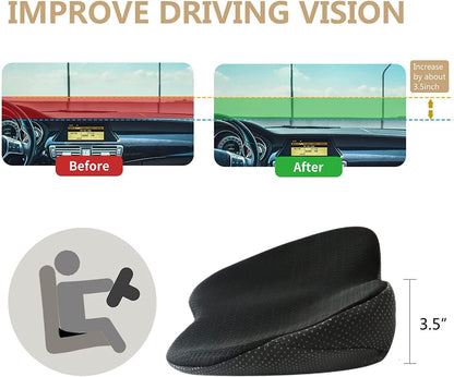 Comfortable Car Seat Cushion for Adults - Support Booster Pad