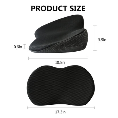 Comfortable Car Seat Cushion for Adults - Support Booster Pad