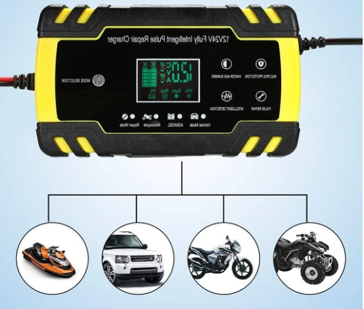 Compact Car Battery Booster Charger