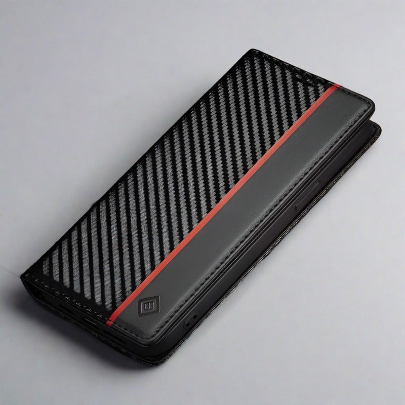 Premium Phone Case with Card Slot and Magnetic Closure