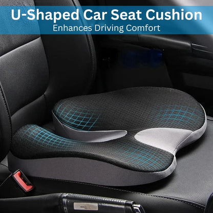 Comfortable Car Seat Pad - Ergonomic Driving Cushion