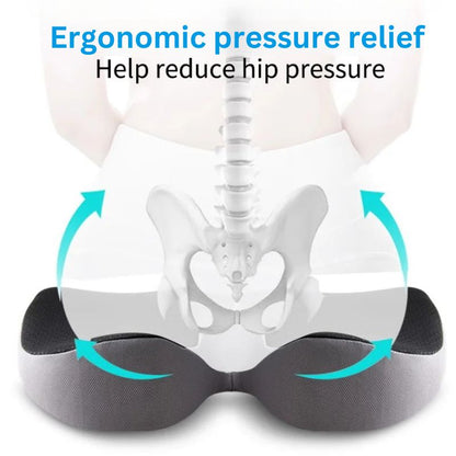 Comfortable Car Seat Pad - Ergonomic Driving Cushion