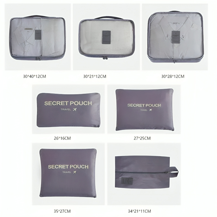 Spacious Travel Storage Bag Set with Extra Compartments