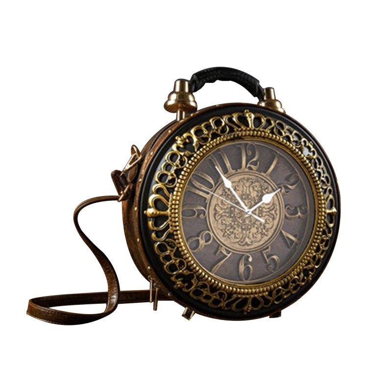 Unique Retro Style Crossbody Clock Bag - Halri