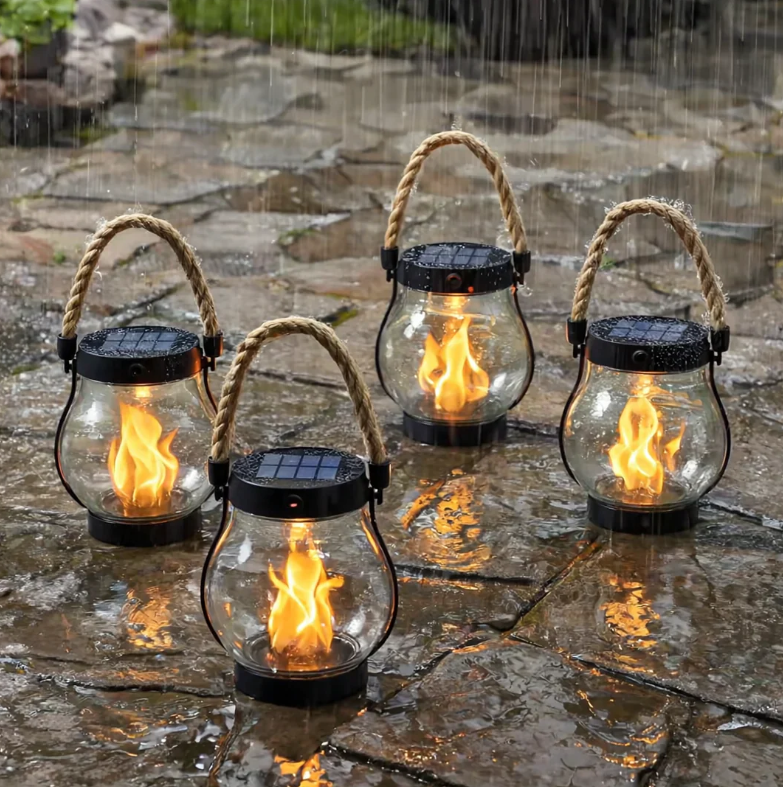 Warm Ambient Solar Flame Light - Halri