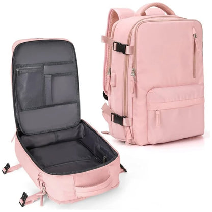 Waterproof Women's Hiking Backpack with USB Port 35L
