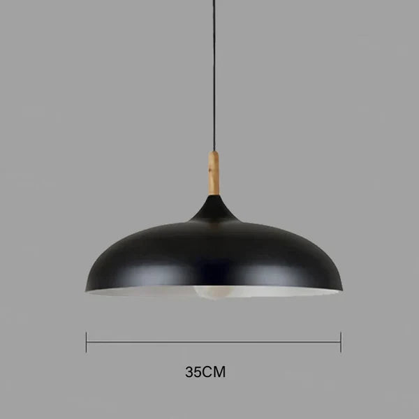 Natural Oak Wooden Ceiling Lamp