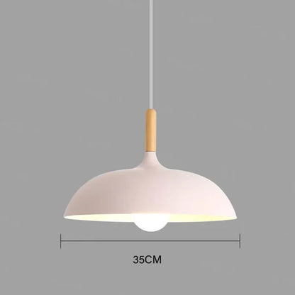 Natural Oak Wooden Ceiling Lamp
