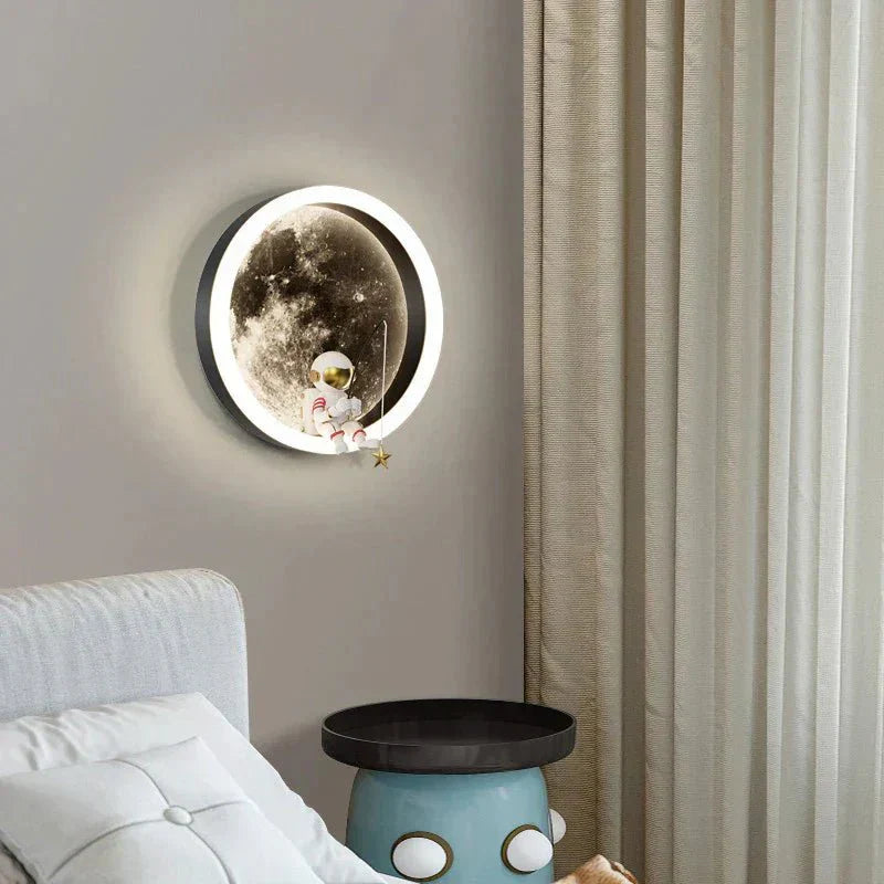 Glowing Moon Glow LED Wall Light - Halri