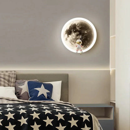Glowing Moon Glow LED Wall Light