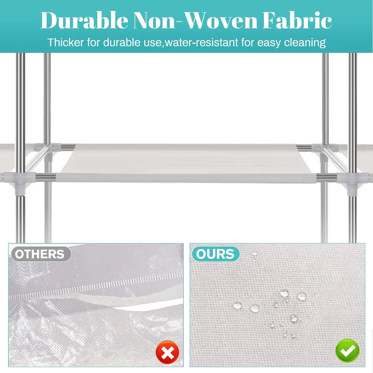 Foldable Storage Closet Organizer